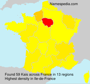 Surname Kais in France