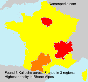Surname Kalleche in France