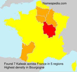 Surname Kalwak in France