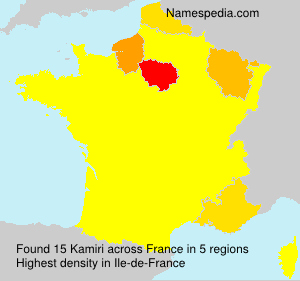 Surname Kamiri in France