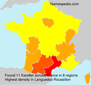 Surname Kandler in France