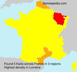 Surname Karla in France
