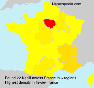 Surname Kecili in France