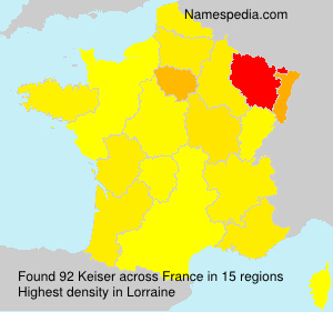 Surname Keiser in France
