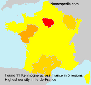 Surname Kenmogne in France