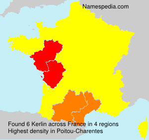 Surname Kerlin in France