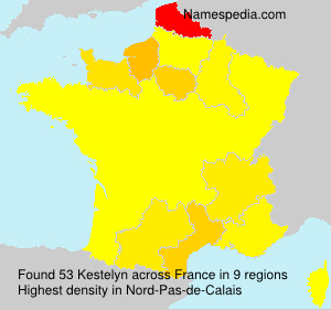 Surname Kestelyn in France