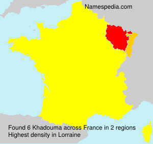 Surname Khadouma in France