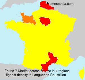 Surname Khelfat in France