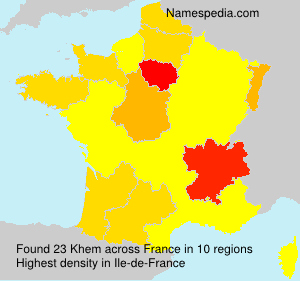 Surname Khem in France