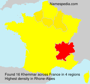 Surname Khemmar in France