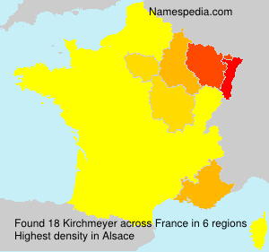 Surname Kirchmeyer in France