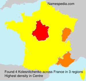 Surname Kolesnitchenko in France