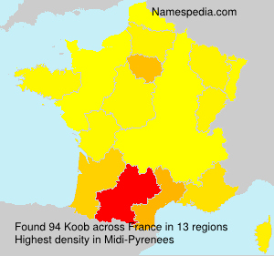 Surname Koob in France