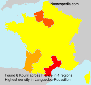 Surname Kouril in France