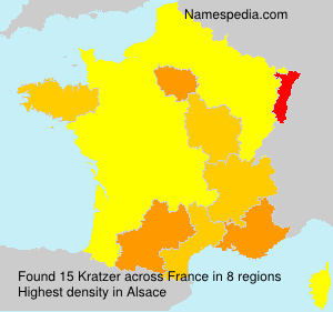 Surname Kratzer in France