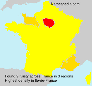 Surname Kristy in France