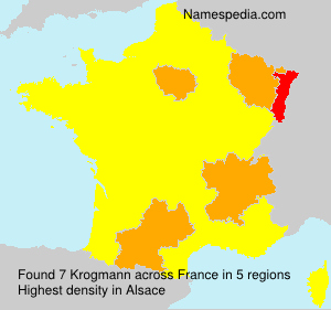 Surname Krogmann in France