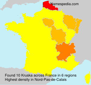 Surname Kruska in France