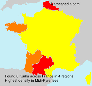 Surname Kurka in France