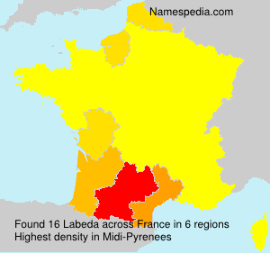 Surname Labeda in France