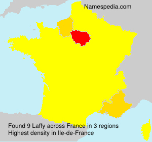 Surname Laffy in France