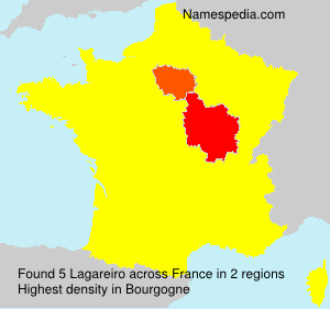 Surname Lagareiro in France