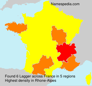 Surname Lagger in France