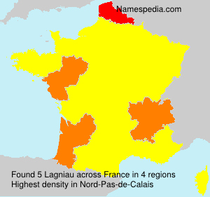 Surname Lagniau in France