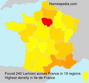 Surname Lamrani in France