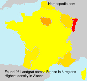 Surname Landgraf in France