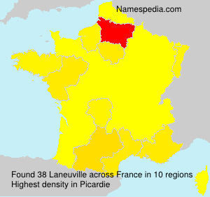 Surname Laneuville in France
