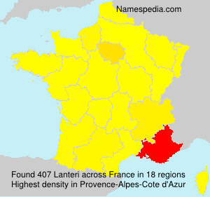 Surname Lanteri in France