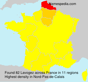 Surname Lavogez in France