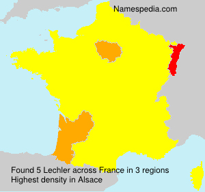 Surname Lechler in France