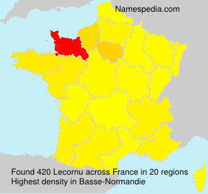 Surname Lecornu in France
