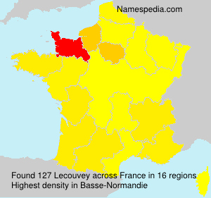 Surname Lecouvey in France