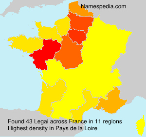 Surname Legai in France