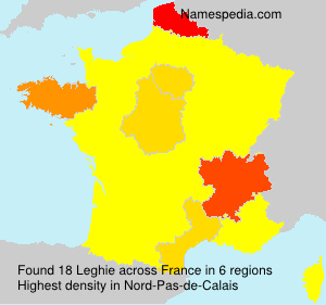 Surname Leghie in France