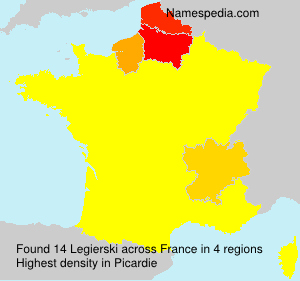 Surname Legierski in France