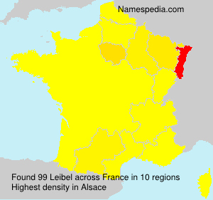 Surname Leibel in France
