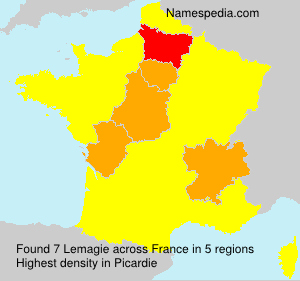 Surname Lemagie in France