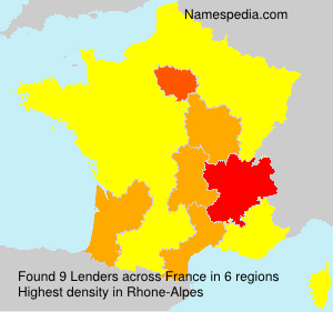 Surname Lenders in France