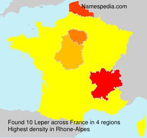 Surname Leper in France