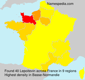 Surname Lepoitevin in France