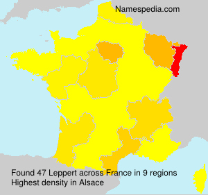 Surname Leppert in France