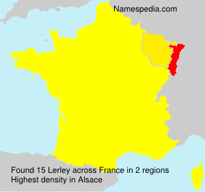 Surname Lerley in France
