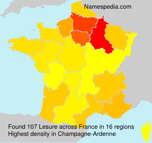 Surname Lesure in France