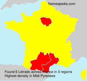 Surname Letrado in France