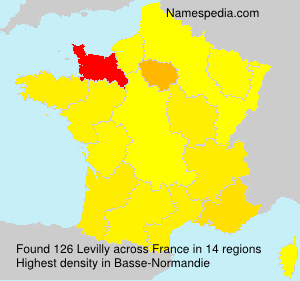 Surname Levilly in France